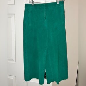 Ann Taylor Vibrant Green wide leg pant. Sz 8